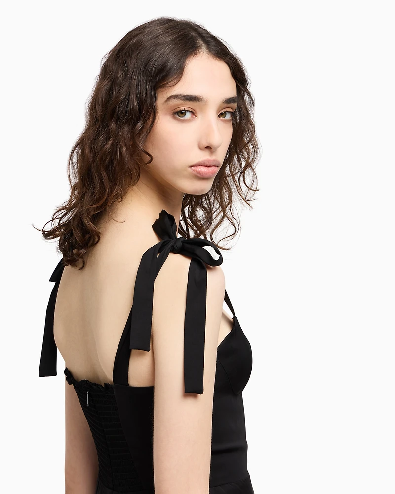 Longuette dress viscose