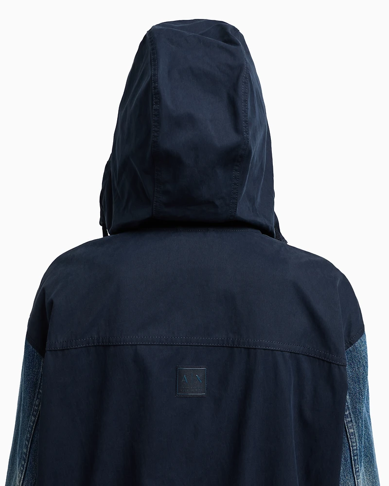Blouson twill and denim