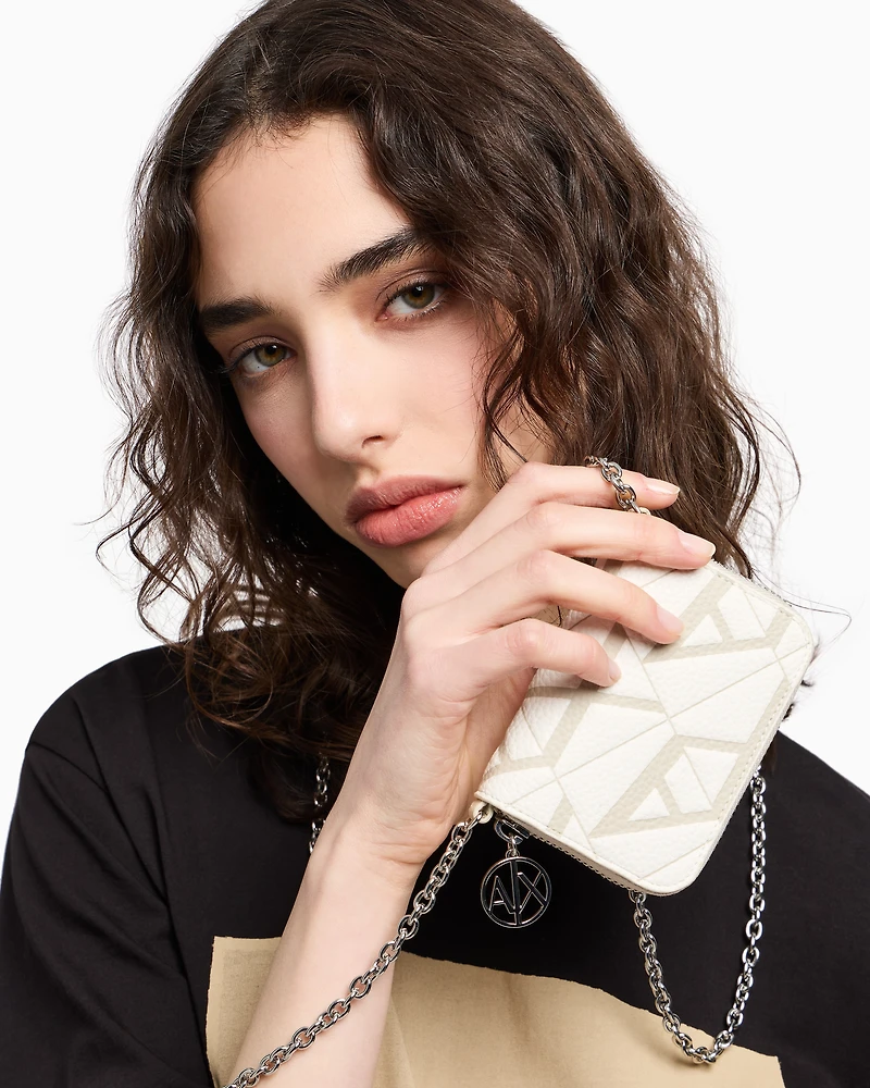 Wallet on chain with allover logo