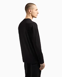 Regular fit long-sleeved jersey t-shirt