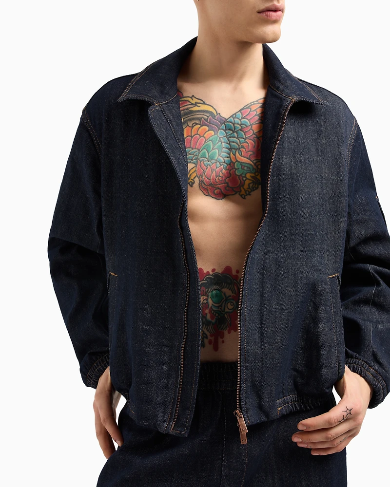 Denim Bomber Jacket
