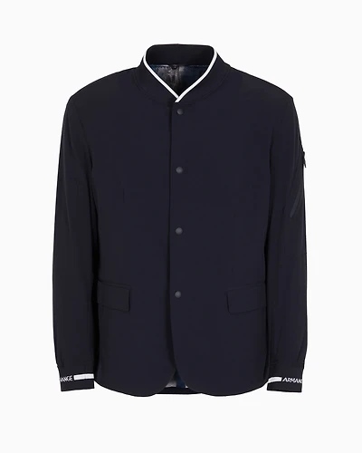 Blazer stretch fabric with contrasting profiles