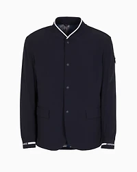 Blazer stretch fabric with contrasting profiles