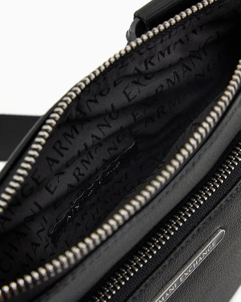 Flat shoulder bag