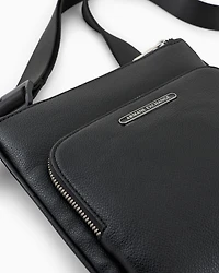 Flat shoulder bag