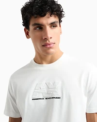 Regular fit T-shirt with embossed logo
