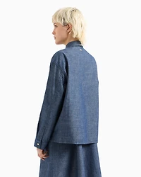 Cotton chambray shirt