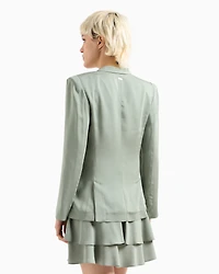 ASV fabric double-breasted jacket