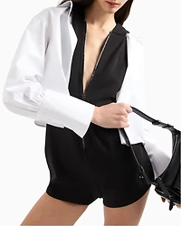Short cotton shirt