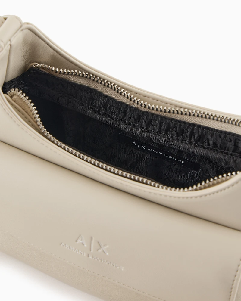 Shoulder bag with external pocket