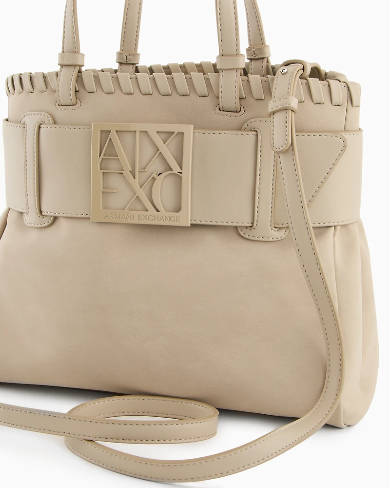 Handbag with ASV logo detail