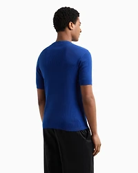Cotton crew neck sweater