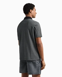 Regular fit polo shirt stretch jersey