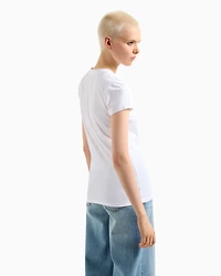 Slim fit T-shirt with signature logo