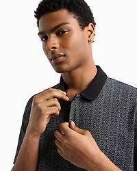 Regular fit polo shirt stretch jersey