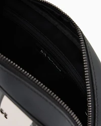Shoulder bag with contrasting band