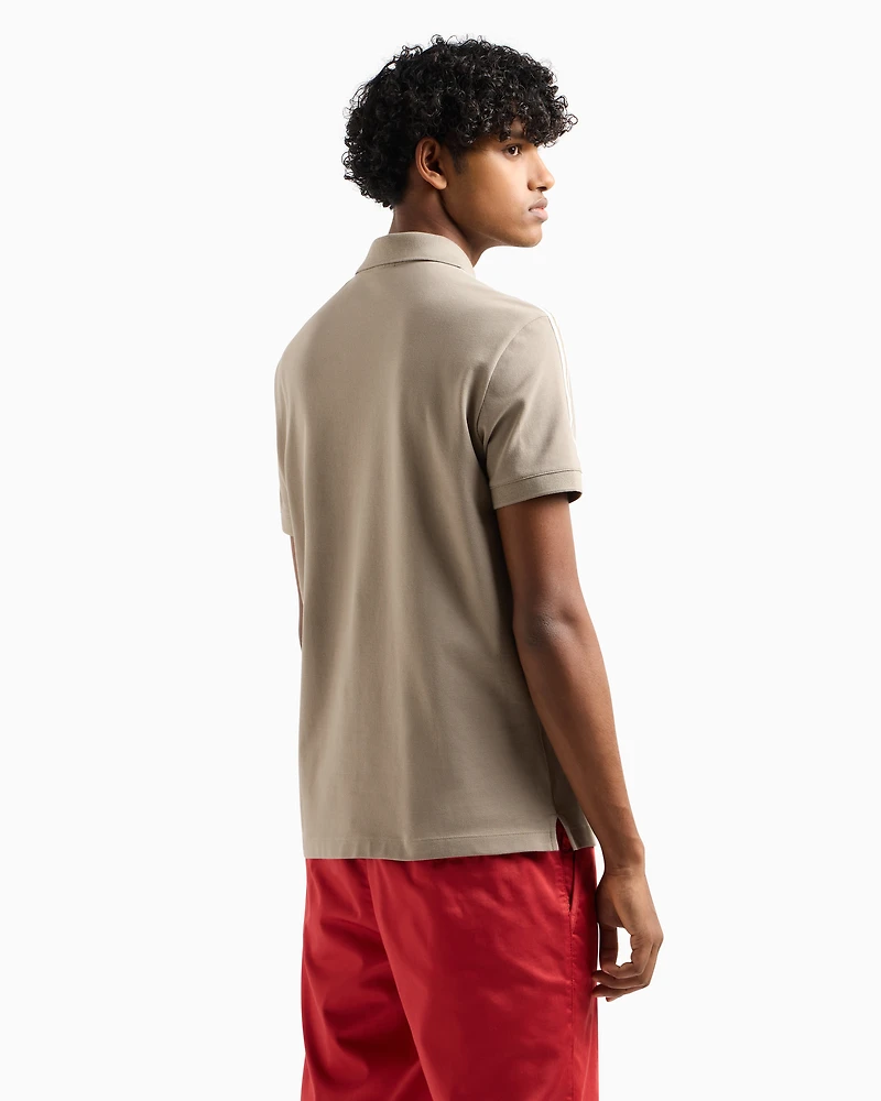 Regular fit polo shirt with Signature Logo