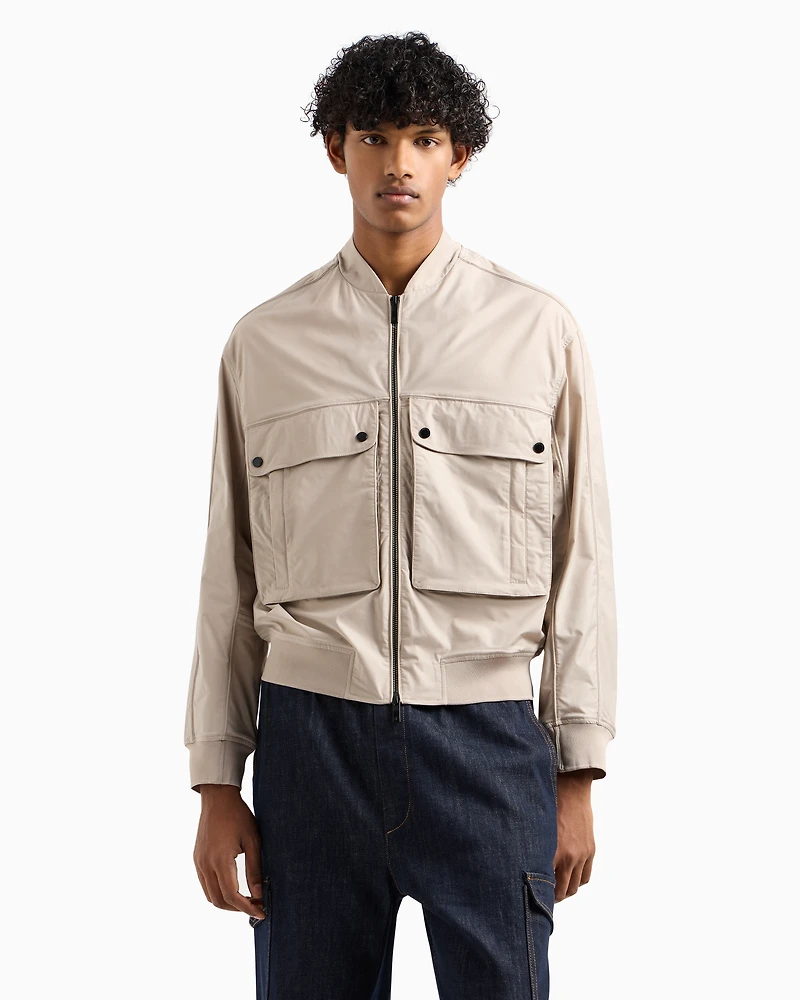 Bomber with maxi pockets