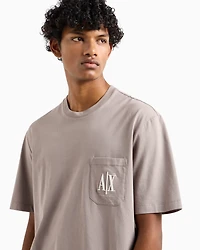 Regular fit T-shirt with pocket and logo