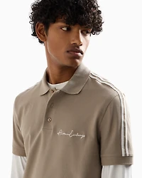 Regular fit polo shirt with Signature Logo