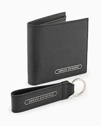 Wallet and keychain set