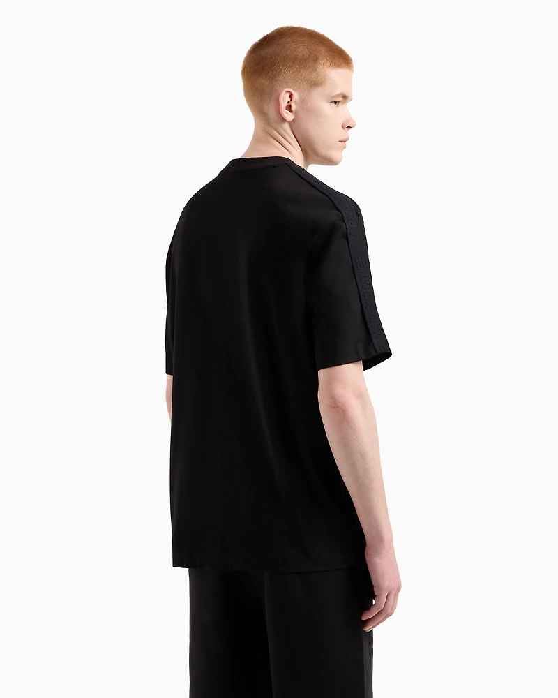 Regular fit T-shirt with logo bands