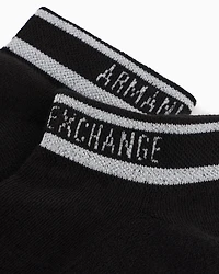 Short socks with logo