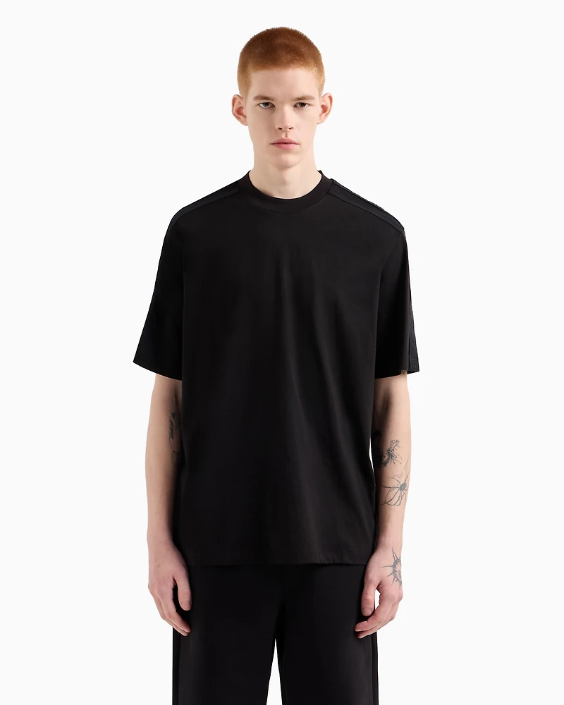 Regular fit T-shirt with logo bands