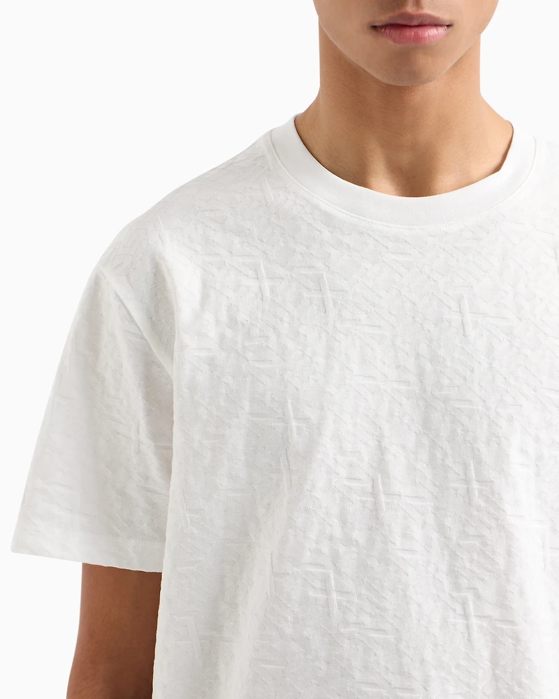 Mercerized cotton basic t-shirt