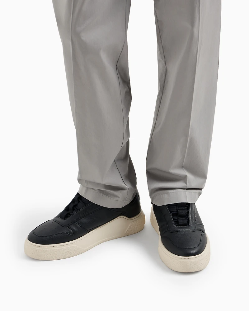 Cotton chino trousers