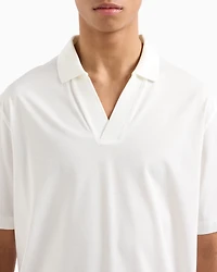 Regular fit polo shirt mercerised cotton