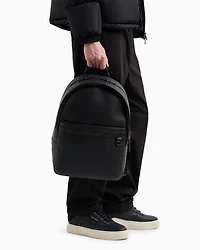 Backpack with external pocket with small hook