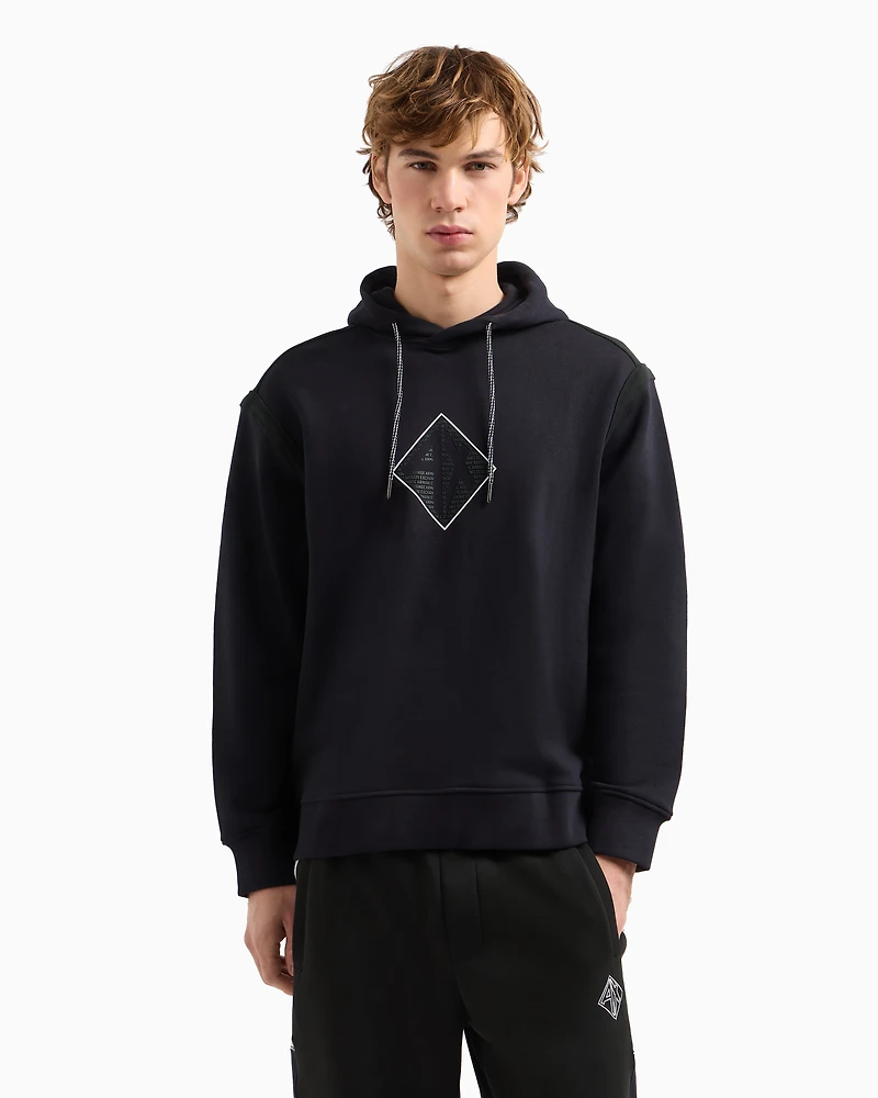 Hoodie with maxi logo on the chest
