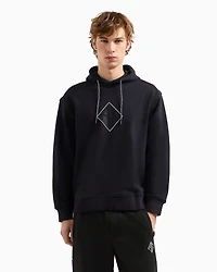Hoodie with maxi logo on the chest