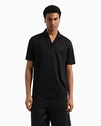 Regular fit polo shirt mercerised cotton