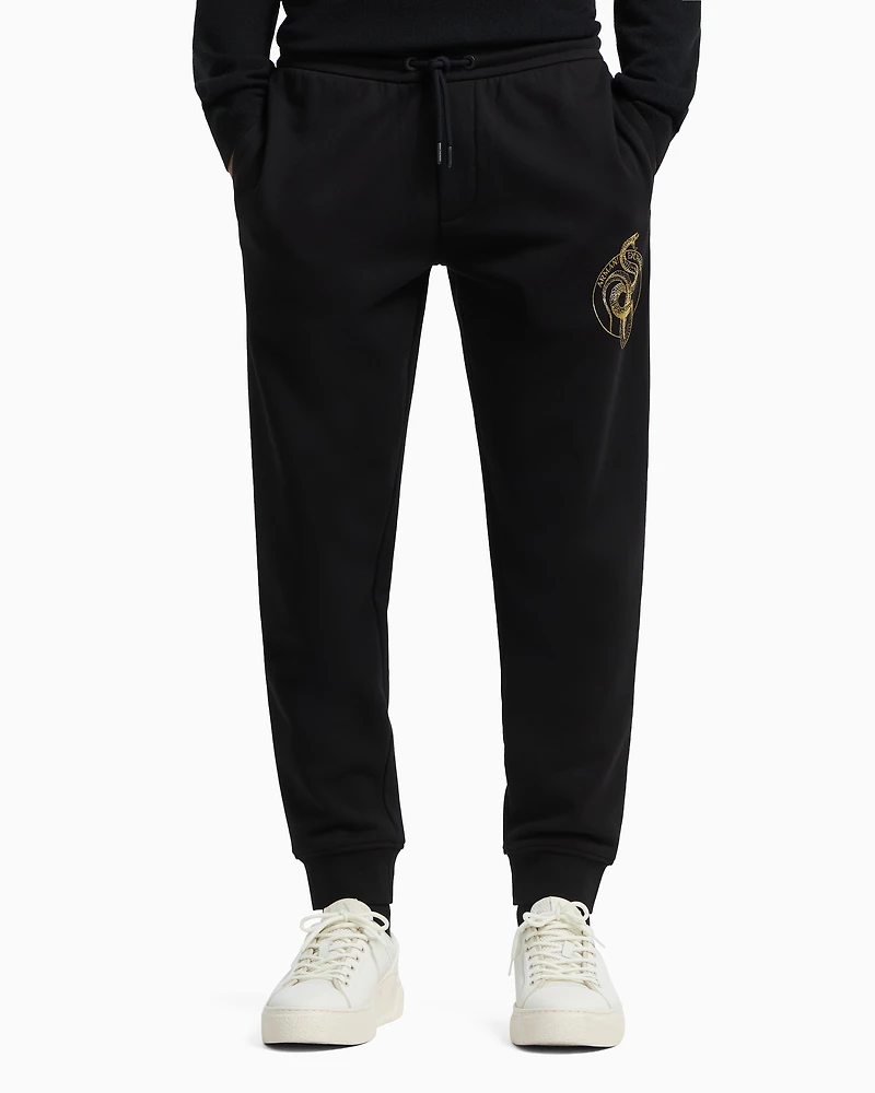 Fleece jogger trousers