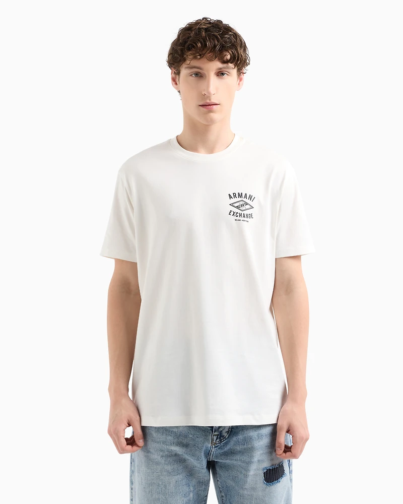 Regular fit T-shirt with central logo