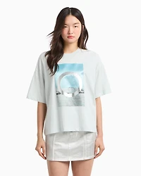 Relaxed fit T-shirt with ASV print