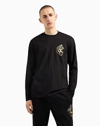 Regular fit long-sleeved jersey t-shirt