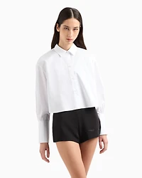 Short cotton shirt