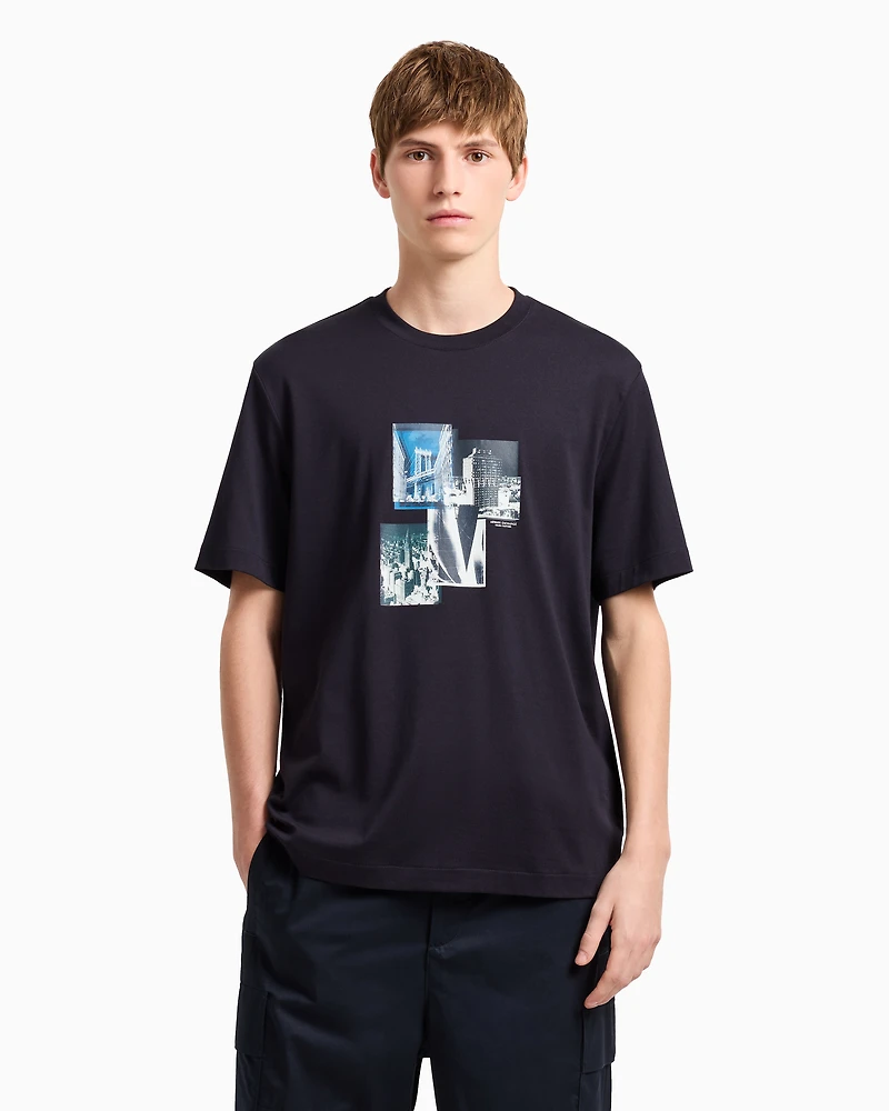 Regular fit T-shirt with photo print