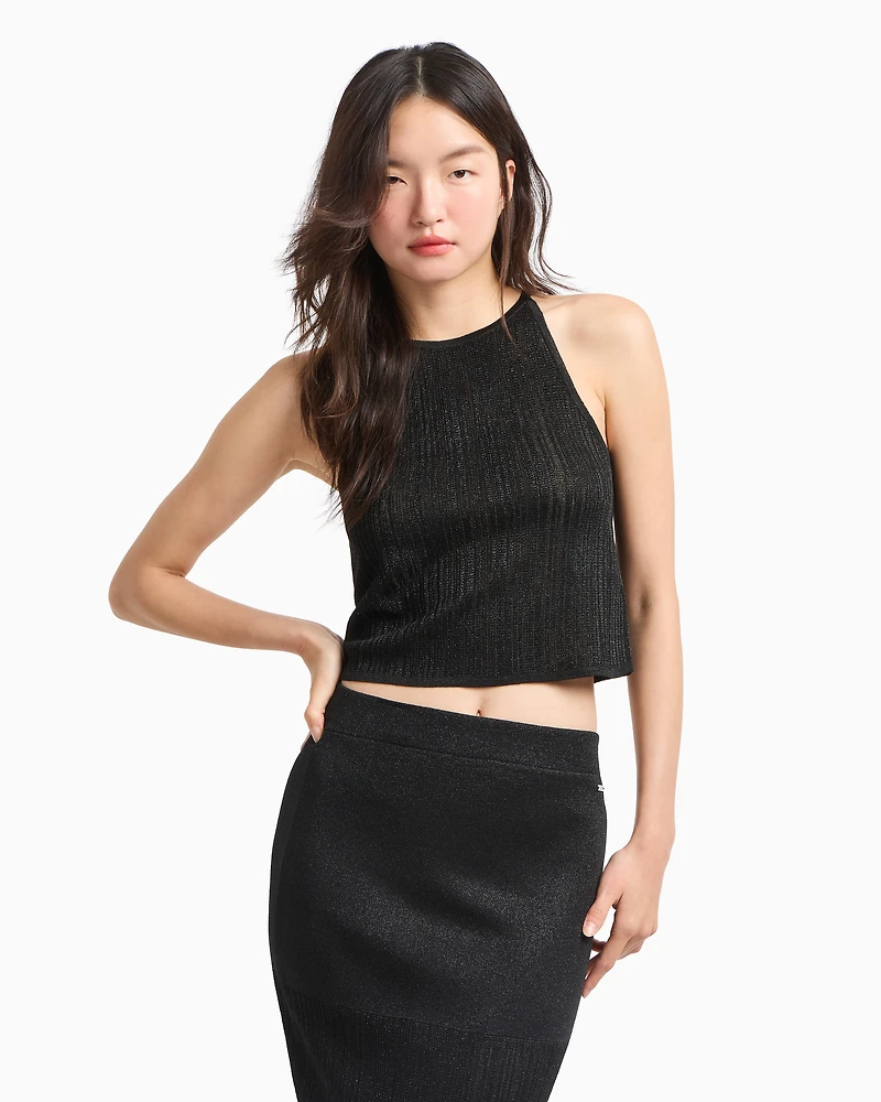 Lurex yarn top
