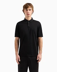 Regular fit polo shirt mercerised cotton