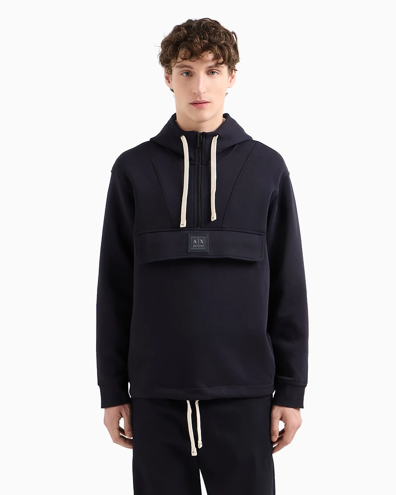 Half zip hoodie