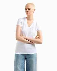 Slim fit T-shirt with signature logo
