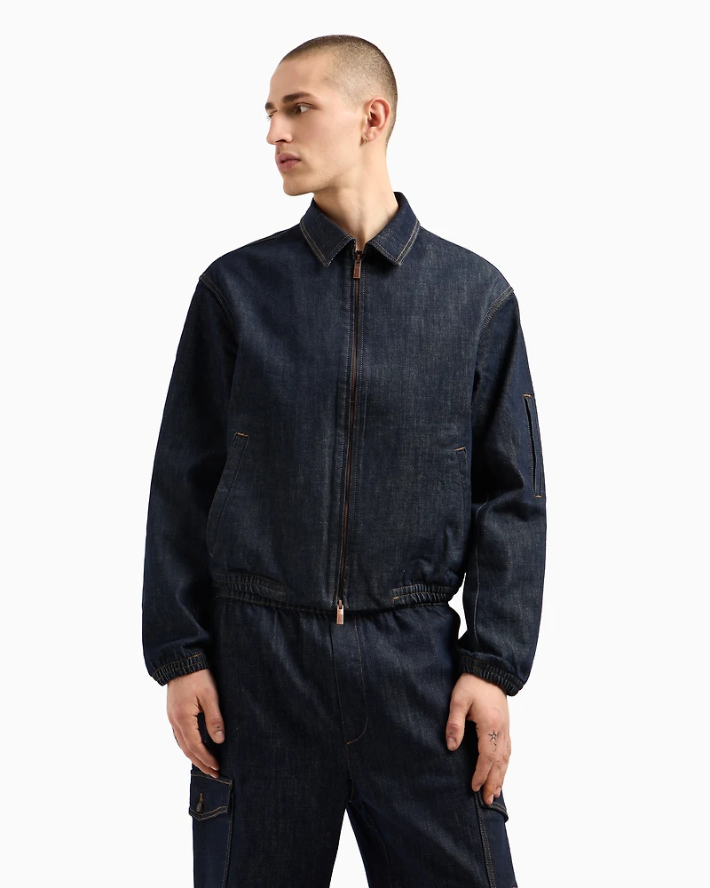 Denim Bomber Jacket