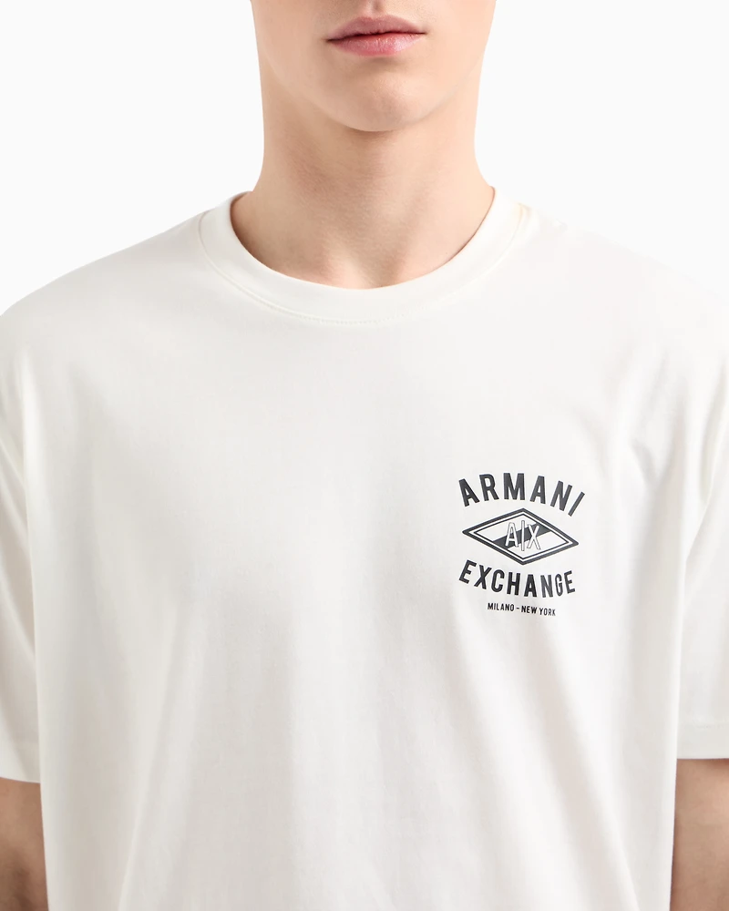 Regular fit T-shirt with central logo