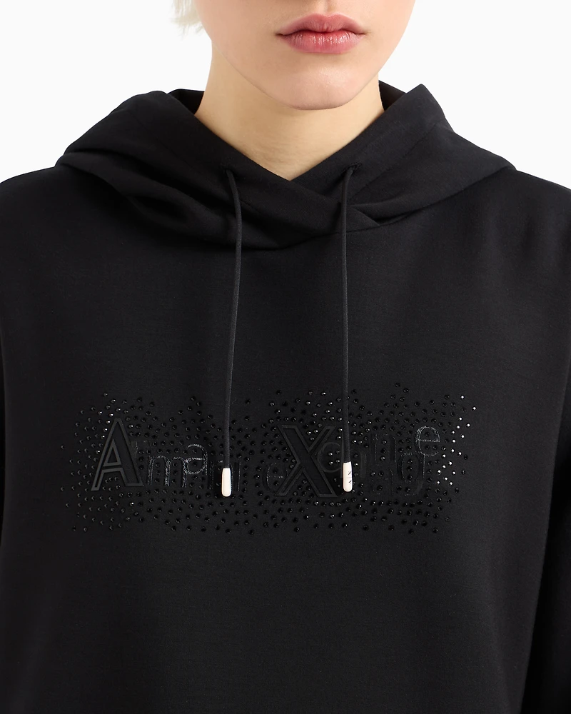 Rhinestone Logo Hoodie