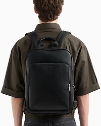 Minimal eco-leather backpack