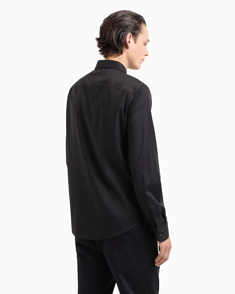 Regular fit shirt ultra stretch fabric
